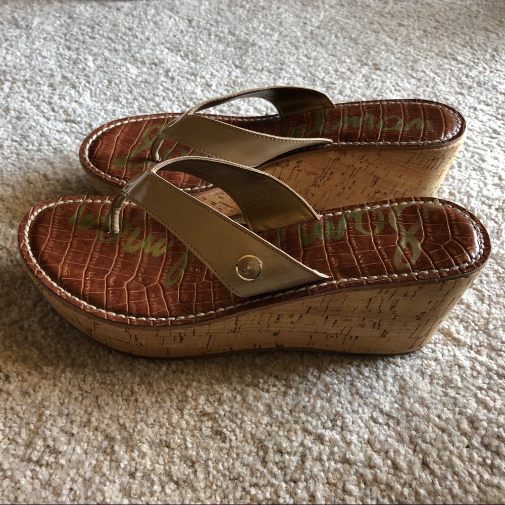 Sam Edelman Romy High Flip Flop Wedge Sandal